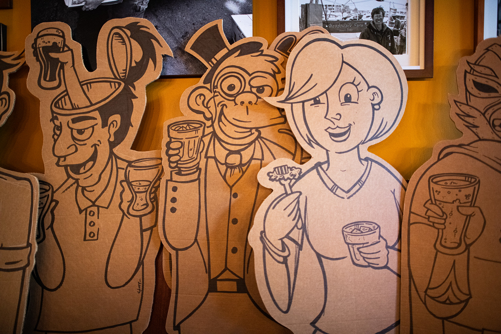 Temporary Diners: Creating community with cardboard cutouts
